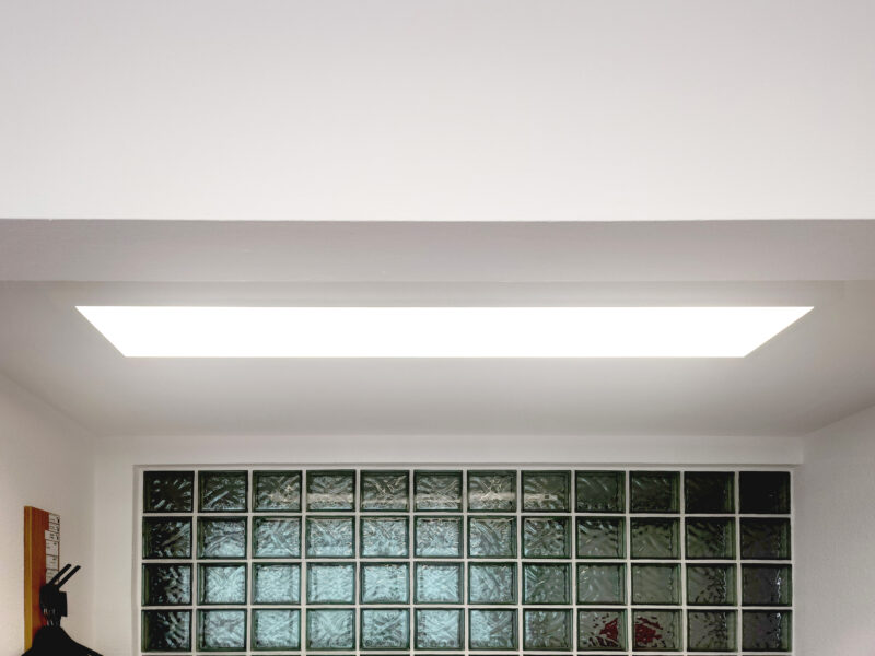 Umrüstung der Beleuchtung auf energieeffiziente LED-Technik im Landeskirchenamt in Bielefeld