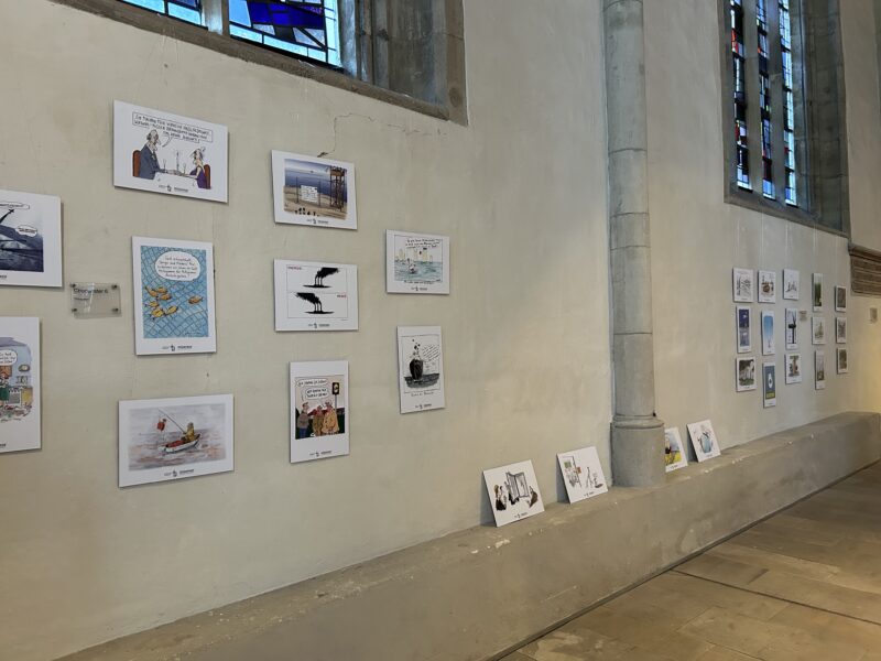 Klima-Karikaturausstellung in der Ev. Stadtkirche Unna
